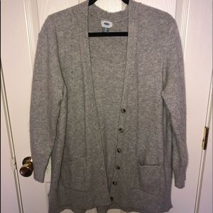 American Eagle Light Gray Cardigan